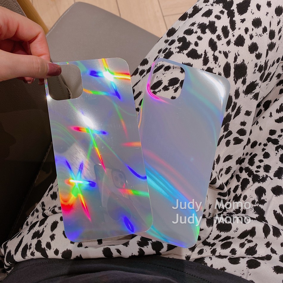 Skin hologram lót trong ốp Iphone 13 Pro Max không kèm ốp 6 7 8 plus đến 12 pro max
