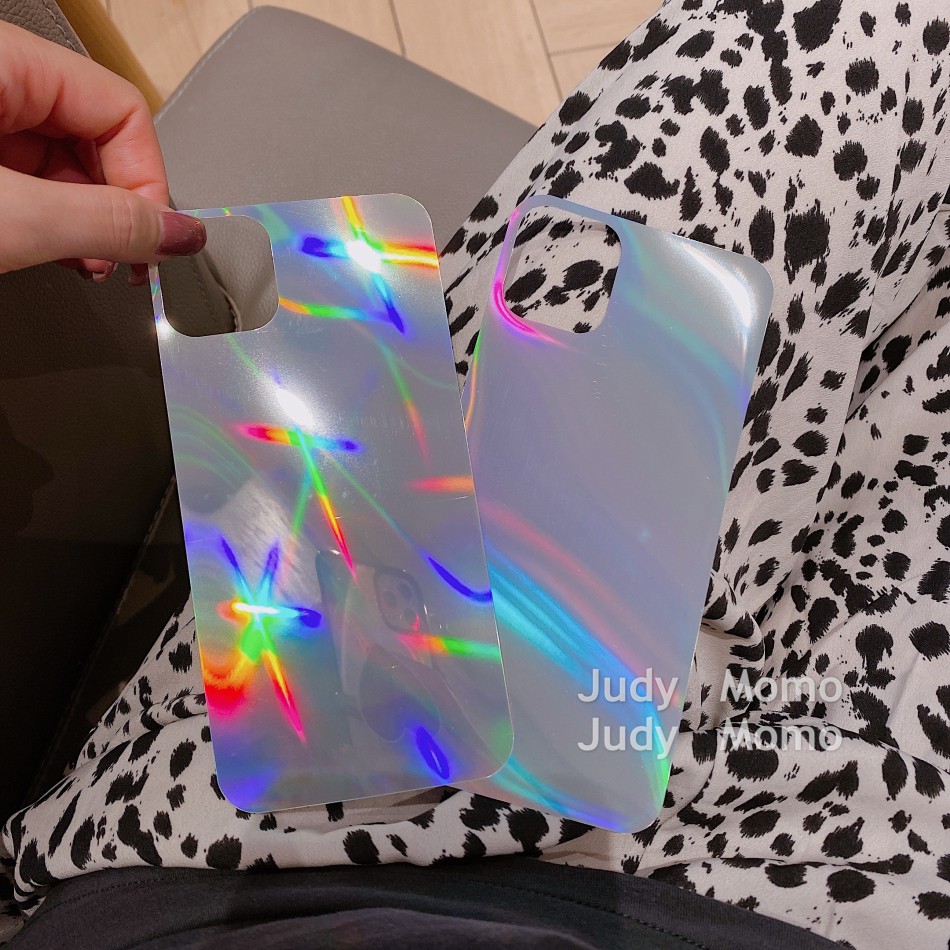Ốp Điện Thoại in Họa Tiết Chữ Holographic Cho iphone 15 14 13 pro max 6 7 8 plus Lên Đến 12 pro max