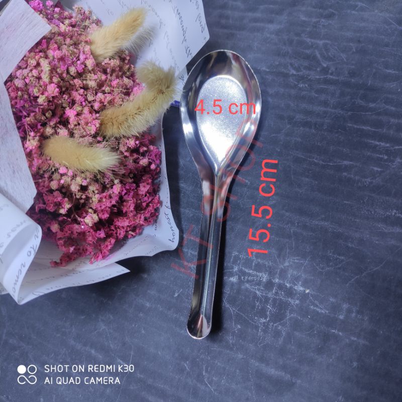 BỘ 10 MUỖNG  CANH ĐẦU VUÔNG