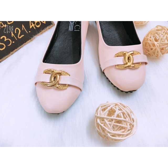 Giày búp bê nơ siêu xinh (Ảnh thật)