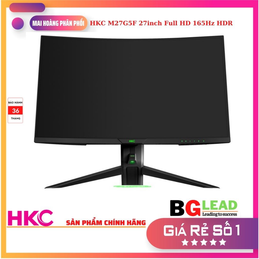 Màn hình gaming HKC M27G5F 27inch Full HD 165Hz HDR