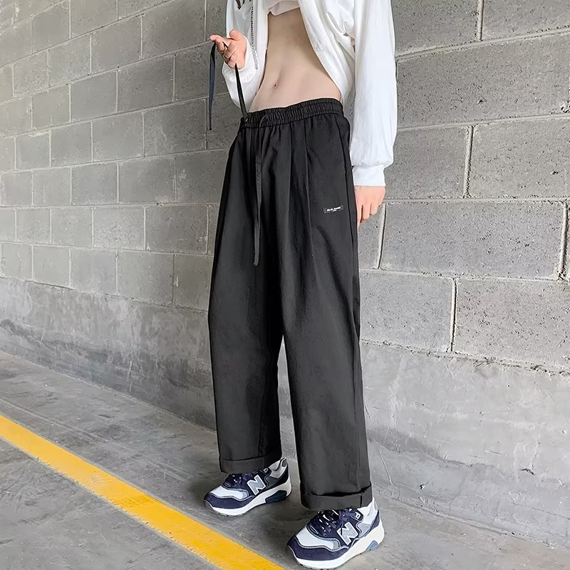 Quần Dài Dáng Rộng Lưng Thun Co Giãn Thoải Mái Phong Cách Hàn Quốc Thời Trang Cho Nam size M-3XL