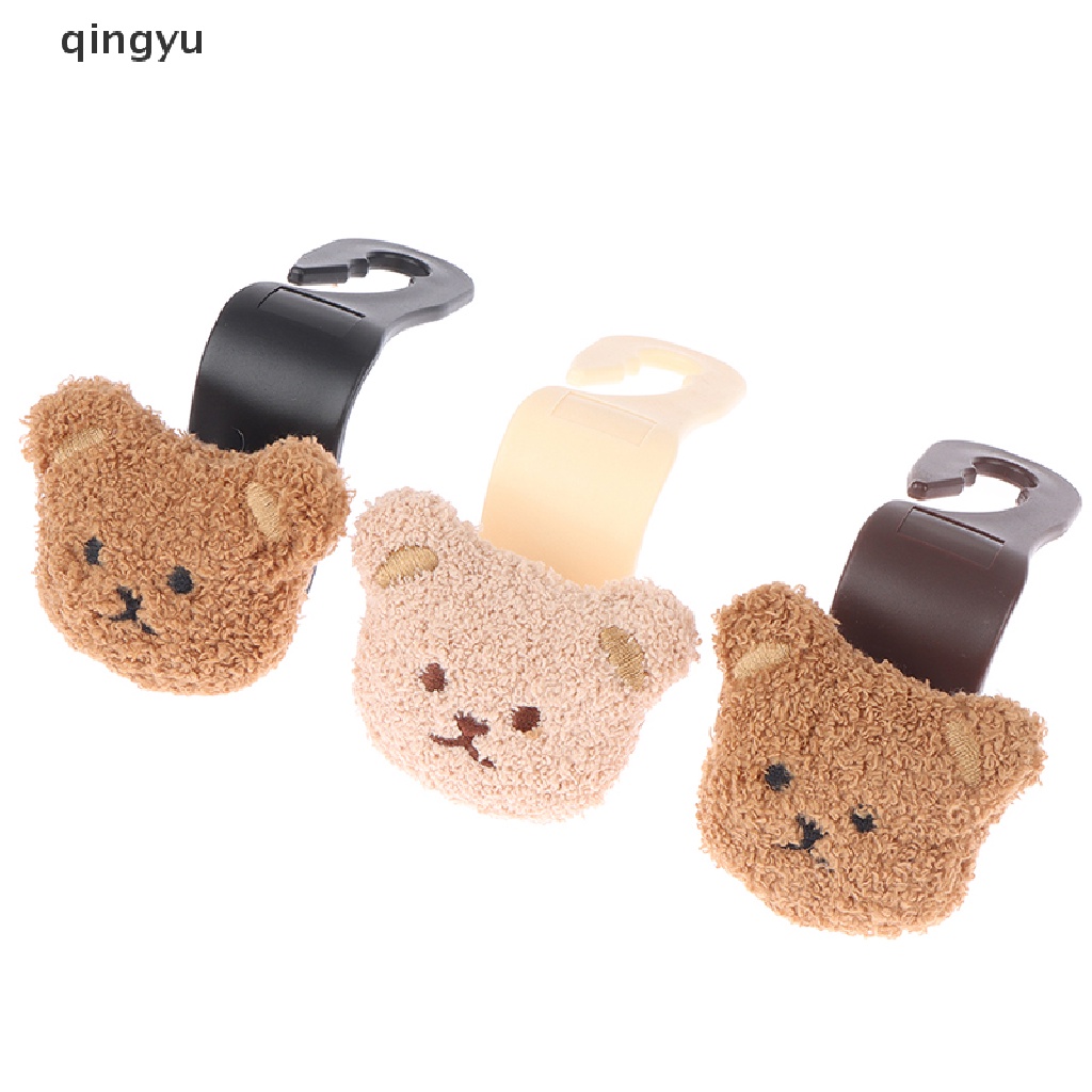 Móc Treo Đồ Hình Đầu Gấu Gắn Xe Đẩy Em Bé Tiện Dụng