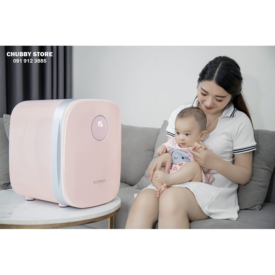 [CHUBBYSHOP] Máy tiệt trùng sấy khô khử mùi bằng tia UV Ecomom 202 Pro Advanced