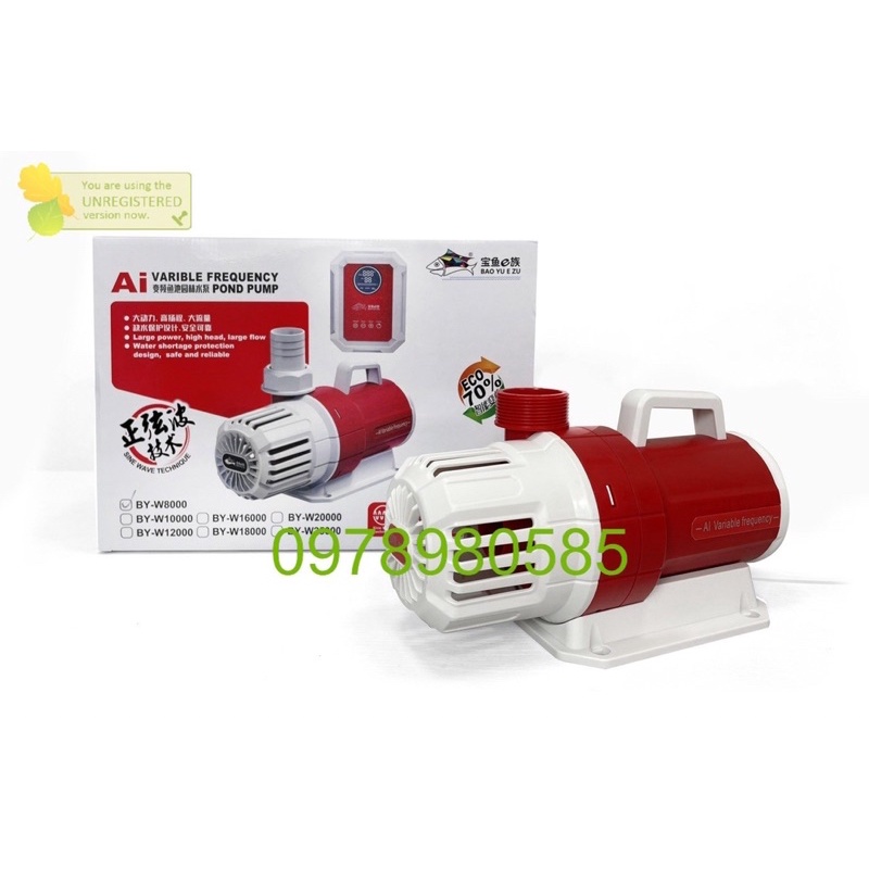Máy bơm bể cá ,hồ koi Baoyu BY-W8000-10000-12000-16000-18000-20000-25000L/H