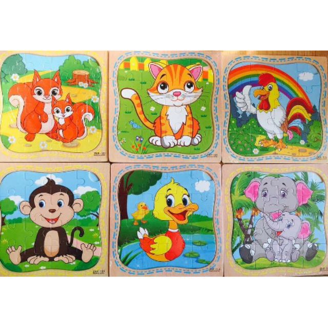 Ghép hình puzzle 16 miếng
