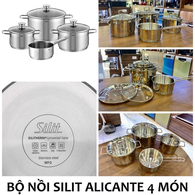 Bộ nồi SILIT ALICANTE 4 món