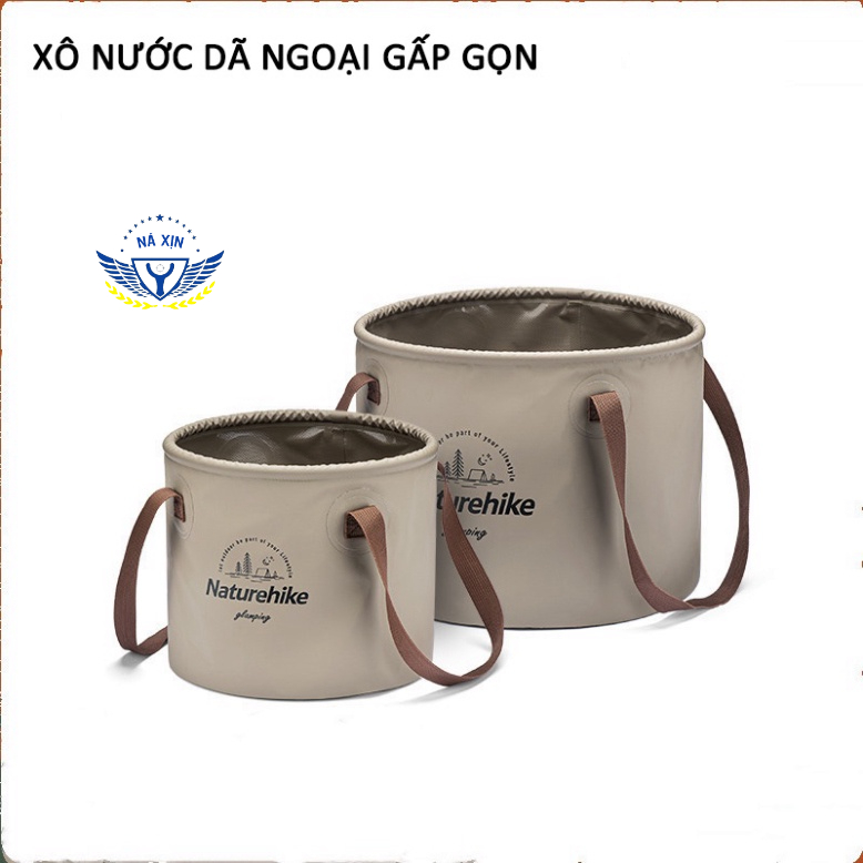 Xô đựng nước dã ngoại gấp gọn du lịch cắm trại rất tiện dụng, dễ dàng mang theo - DCP19