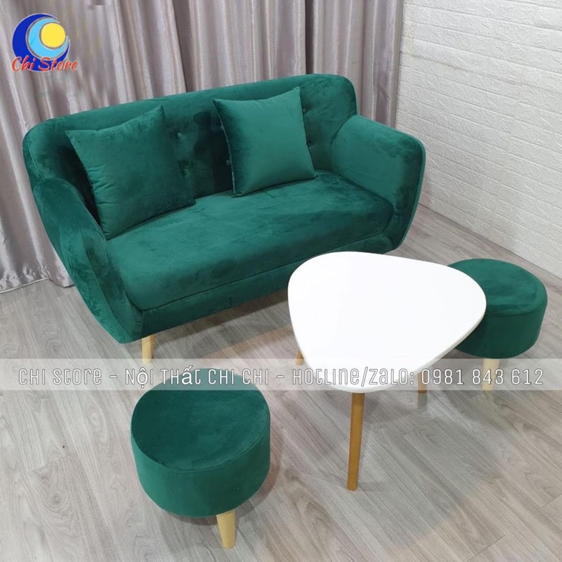 Ghế Sofa Văng Ngồi Phòng Khách, Ghế Dài Ngồi Chờ Cho Shop Sành Điệu