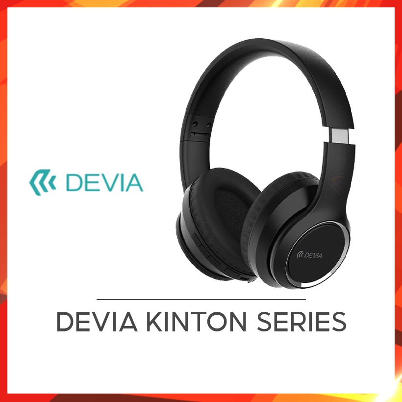 Tai nghe không dây DEVIA Kinton series có mic nghe nhạc liên tục 18h