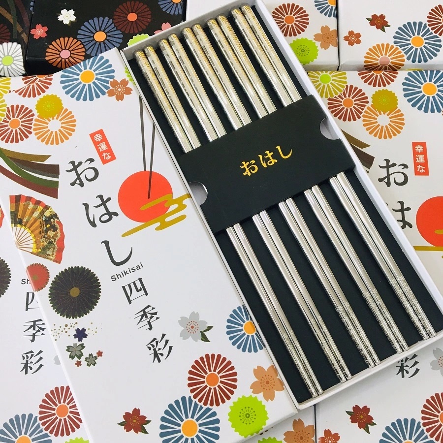 Hàng nội địa Nhật | Đũa SHIKISAI sợi thủy tinh chịu nhiệt 210 độ C, ngừa nấm mốc