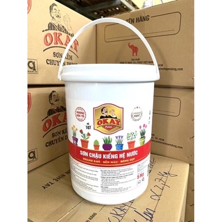 Sơn chậu kiểng OKAY hệ nước 5kg