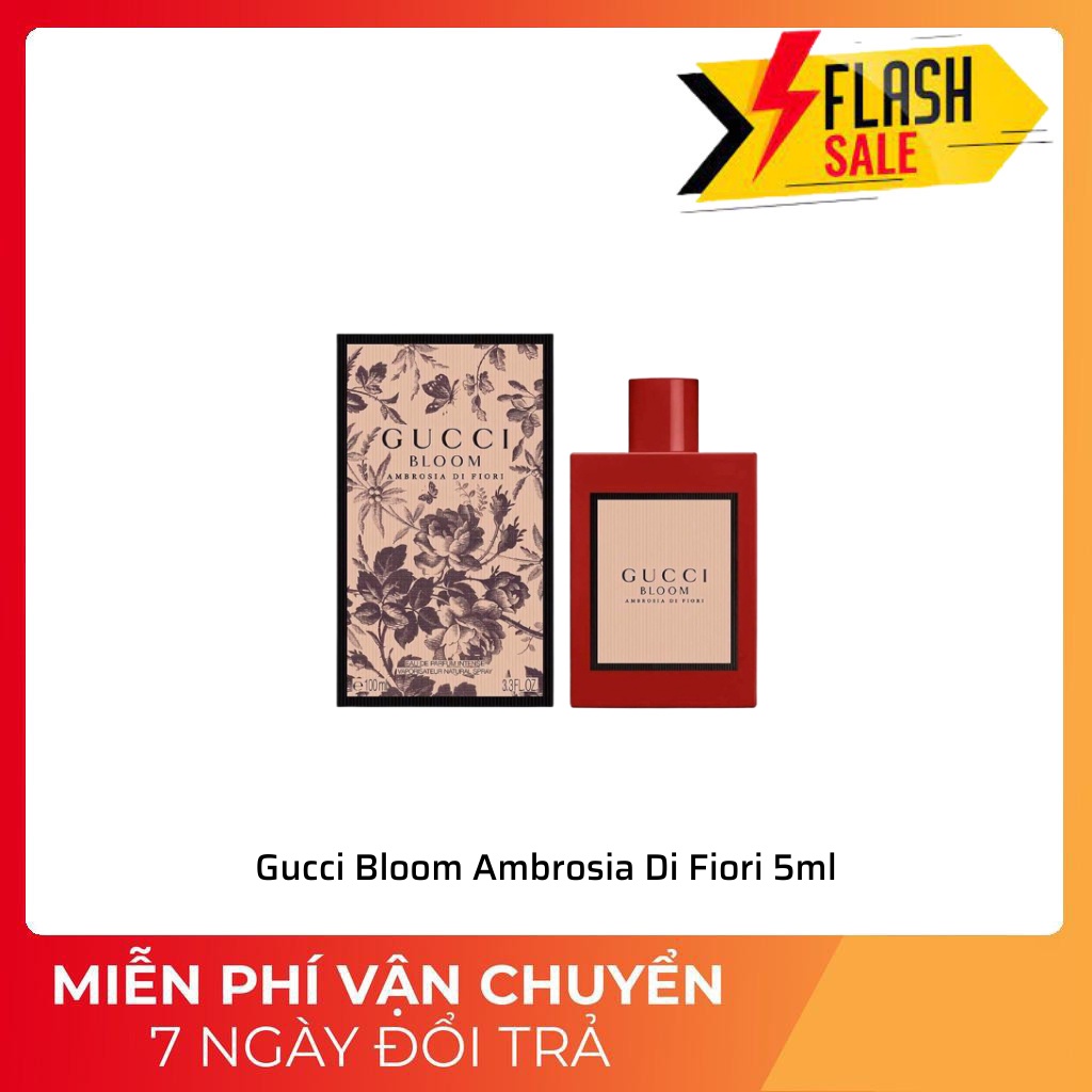 Nước hoa mini chính hãng Gucci Bloom Ambrosia Di Fiori 5ml