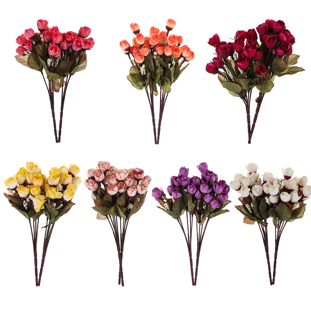UUMIR Bó hoa hồng nhân tạo chất lượng cao dùng trang trí tiệc cưới diy