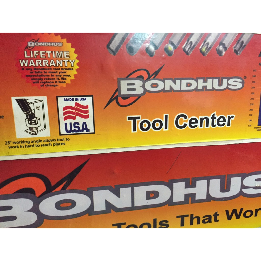 Bộ Lục Giác sản Xuất Tại Mỹ Hiệu BondHus 9 Cây Hệ M