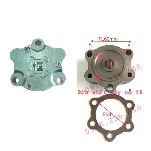 Bơm Nhớt Máy Nổ 15 S1100  phụ tùng máy nổ
