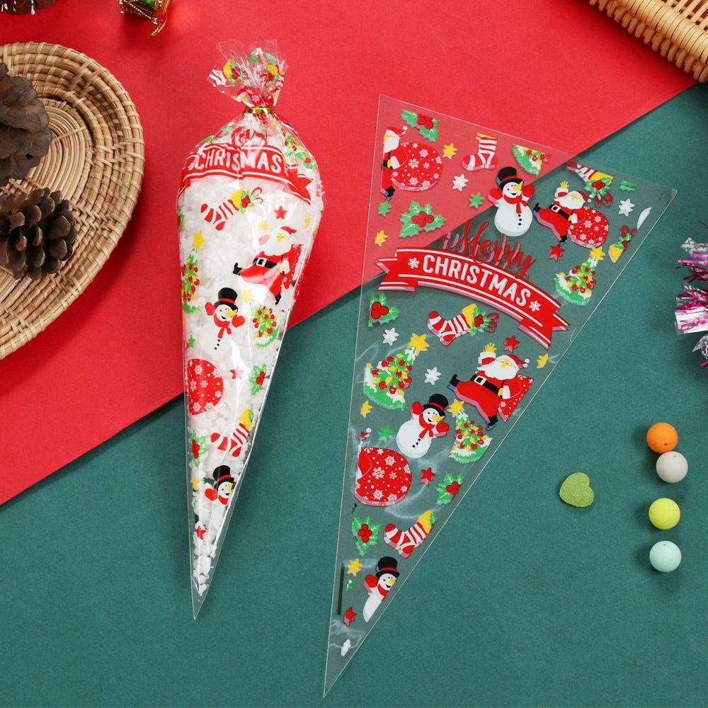 Bộ 100 Túi Đựng Bắp Rang Bơ / Kẹo Tiện Dụng Cho Tiệc Cưới / Giáng Sinh