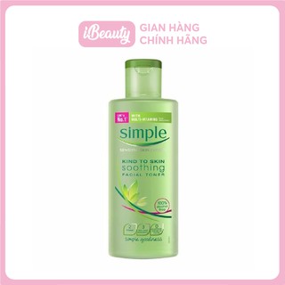 NƯỚC HOA HỒNG SIMPLE KIND TO SKIN SOOTHING FACIAL TONER 200ML - UK Chính hãng