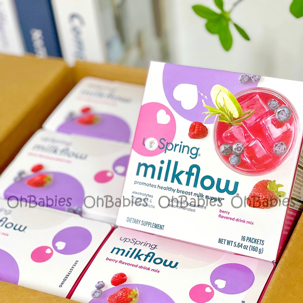 Trà lợi sữa Upsping Milkflow cho mẹ hộp 180gram [OH BABIES]