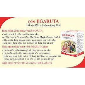 CHÍNH HÃNG Egaruta Cốm Hỗ Trợ Phục Hồi Bệnh Động Kinh, Tăng Động (tích 6 tem được 1 hộp)