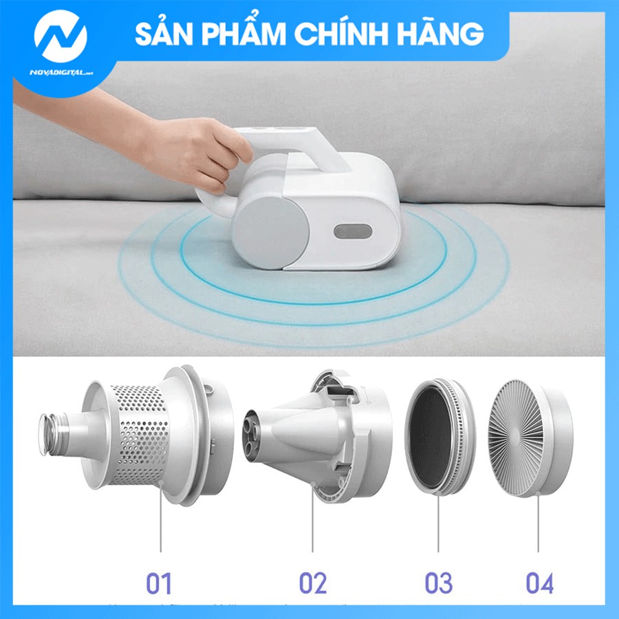 Máy Hút Bụi Nệm - Ga - Giường, Tia UV Diệt Khuẩn- Xiaomi Mijia Mite Removal 12000Pa MJCMY01DY