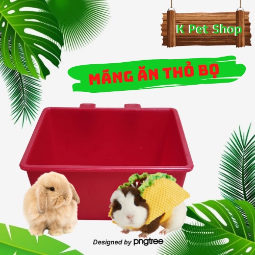 Máng Ăn Thái Lan 🐶 FREE SHIP 🐶 Chén Bát Ăn Cho Thỏ, Bọ, Sóc, Hamster Thú Cưng