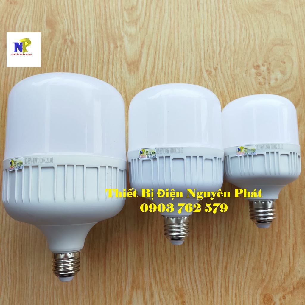 Đèn LED Kẹp Bình 12v - 85v Đuôi Đèn E27 Công Suất 20w - 30w - 40w