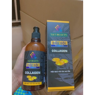 Dầu Gội Xả Collagen T$T Beauty Giảm Rụng Tóc,Phục Hồi Tóc Khô Xơ, Hư Tổn