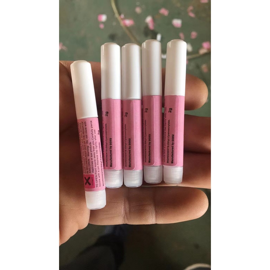 Keo dán móng tay giả siêu chắc nhanh khô DIY tiện dụng