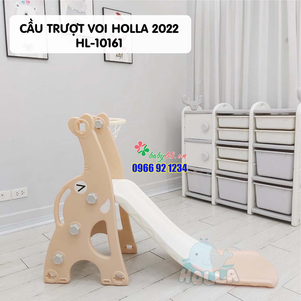 Cầu trượt voi Holla 2022 HL-10158 | Cầu trượt cho bé Holla chính hãng an toàn chắc chắn cho bé vừa học, vừa vui chơi