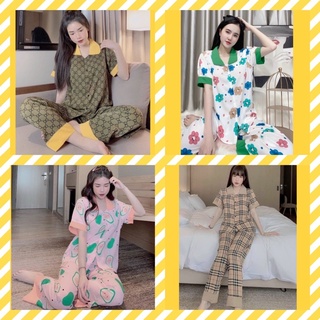 Bộ lụa mango cổ sen cao cấp🎀 hỗ trợ miễn phí ship🎀