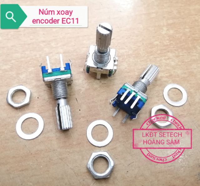 Núm xoay encoder Công tắc vô cấp EC11