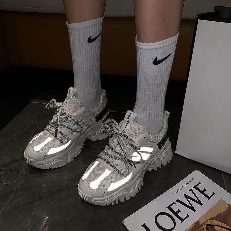 ( Hàng mới về) Giày thể thao nữ phản quang cao cấp