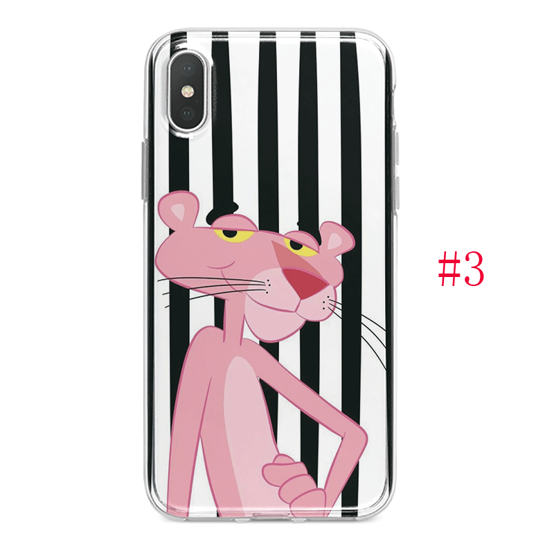 Ốp Lưng Samsung Galaxy A01 / A01 Core Điện Thoại Silicone Mềm Báo Hồng2