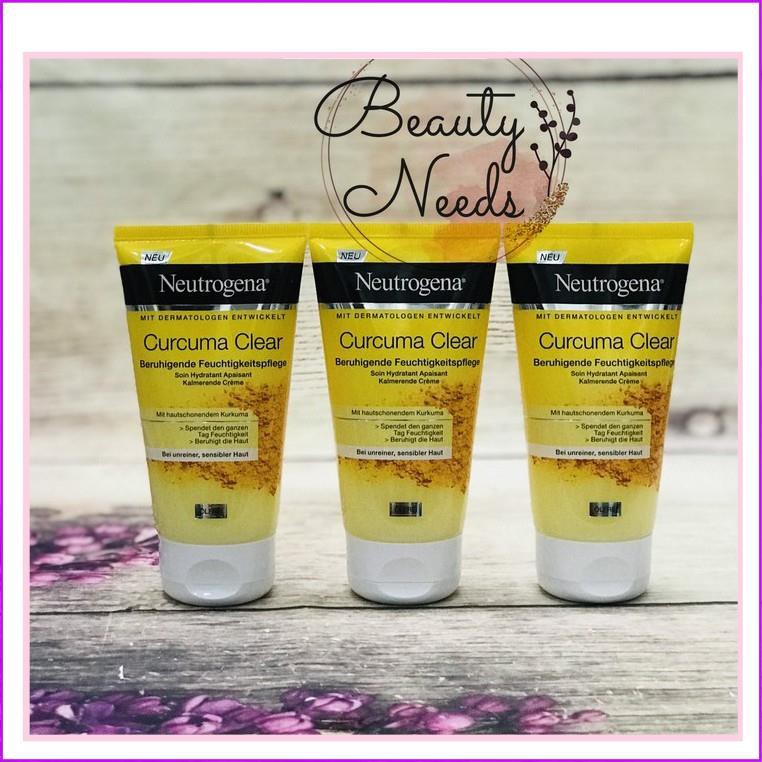 Kem dưỡng ẩm  Neutrogena Curcuma Clear Soothing 75ml hàng Đức đủ bill