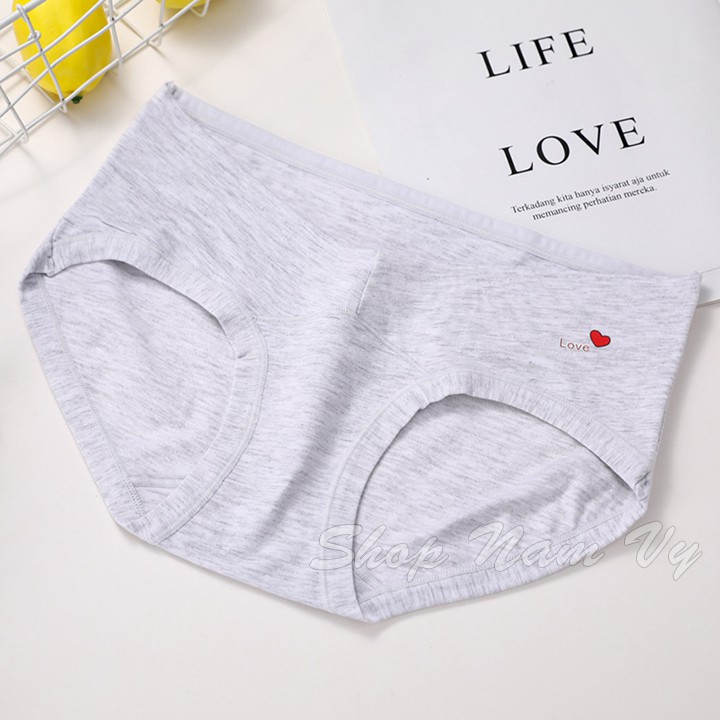 Quần lót bầu LOVE cotton mềm mại, đẹp, mát