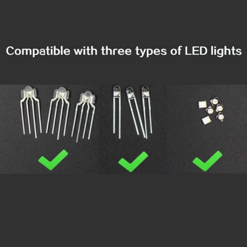 Set 10 Công Tắc Đèn Led 3 Pin Smd Gk61 Gk64 Gh60