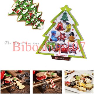 Bộ 10 khuôn bánh quy giáng sinh (cookies cutter)