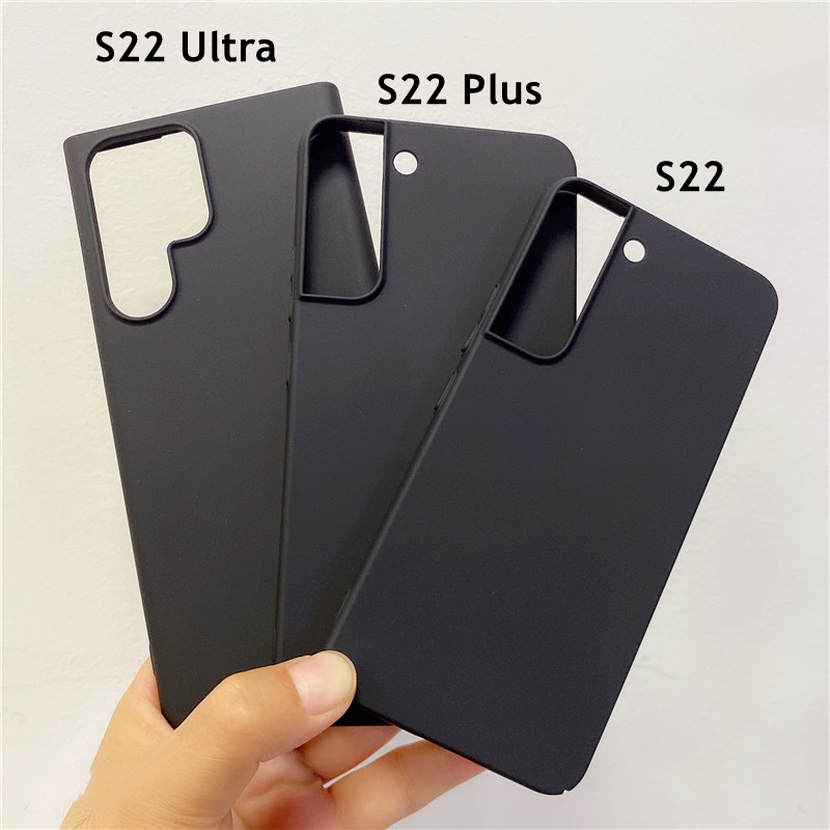 Ốp Điện Thoại PC Cứng Siêu Mỏng Mặt Nhám Cho Samsung S22 S21 Ultra Plus S21 FE A13 A22 A03S A53 M52