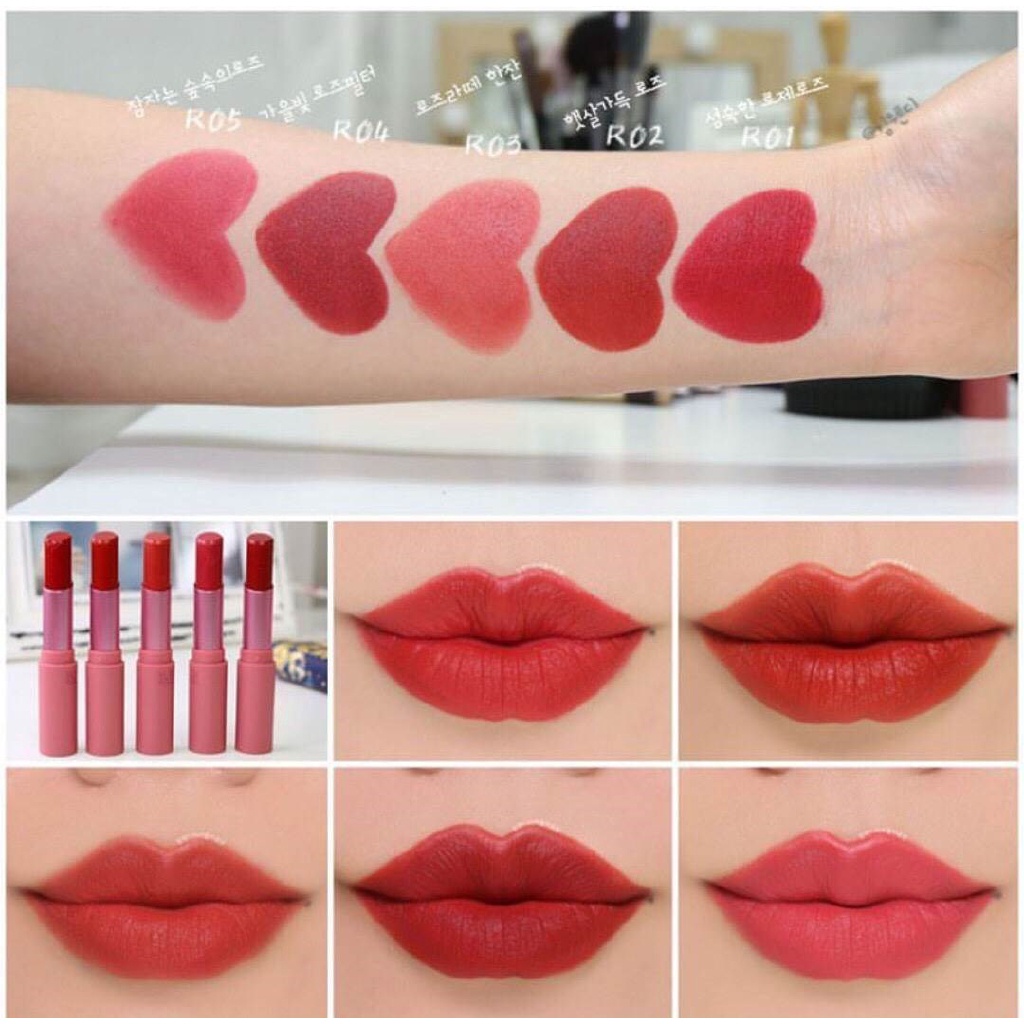 SON THỎI BLACKROUGE ROSE VELVET  - HÀN