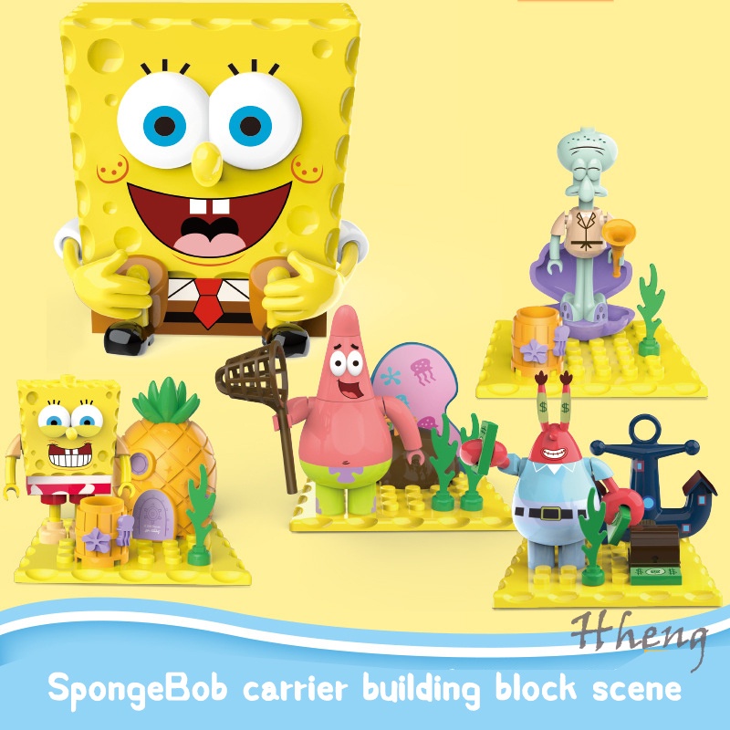 Mô Hình Lắp Ráp Nhân Vật Hoạt Hình Spongebob Làm Quà Tặng Sinh Nhật