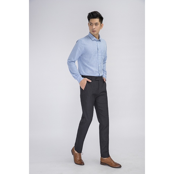 Quần âu nam KWIN KTR00408 dáng slimfit, nhẹ xốp, đứng quần, màu sắc cơ bản dễ phối đồ