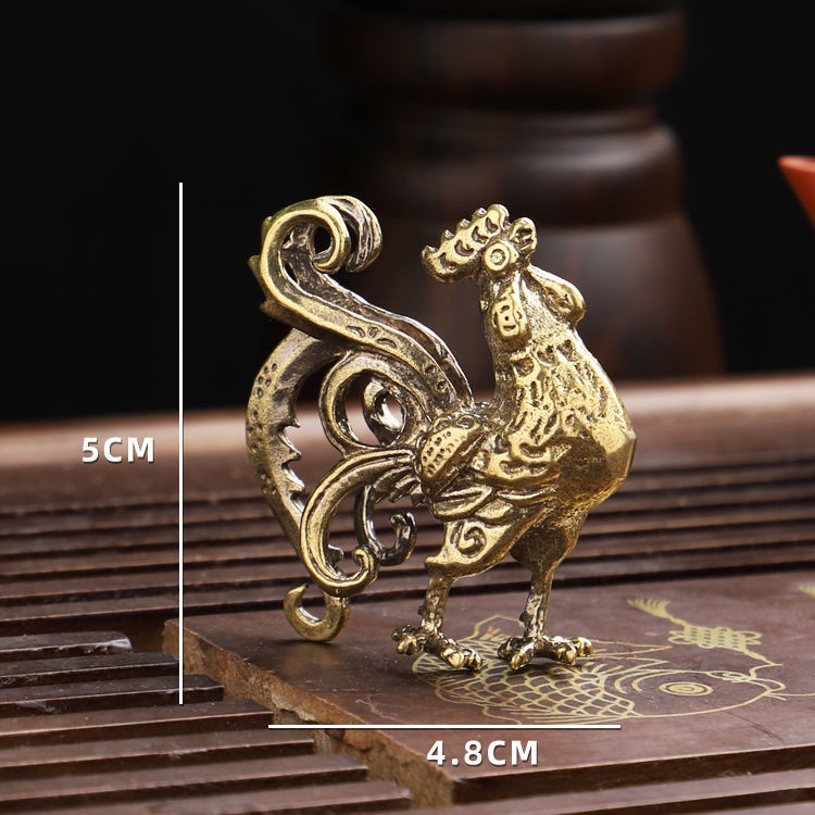 Tượng Gà Trống Bằng Đồng Nguyên Chất Dùng Trang Trí Phòng Khách / Phòng Ngủ