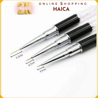 Cọ nét cán đá Cao cấp , cọ vẽ móng nail 11cm