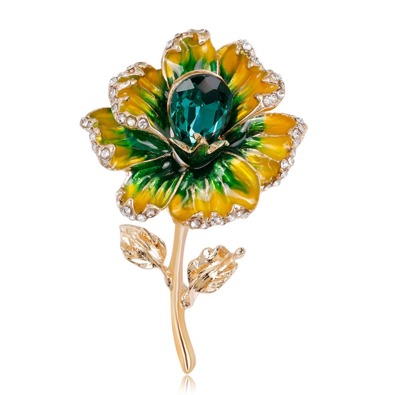 Trâm Cài Áo Hình Hoa Bằng Hợp Kim Sang Trọng Cho Nữ