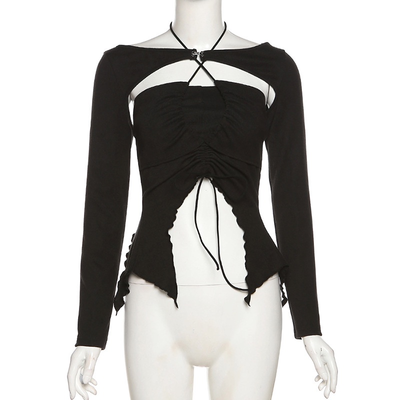 Áo DUNEA 3.3 tay dài thiết kế quyến rũ thời trang cho nữ