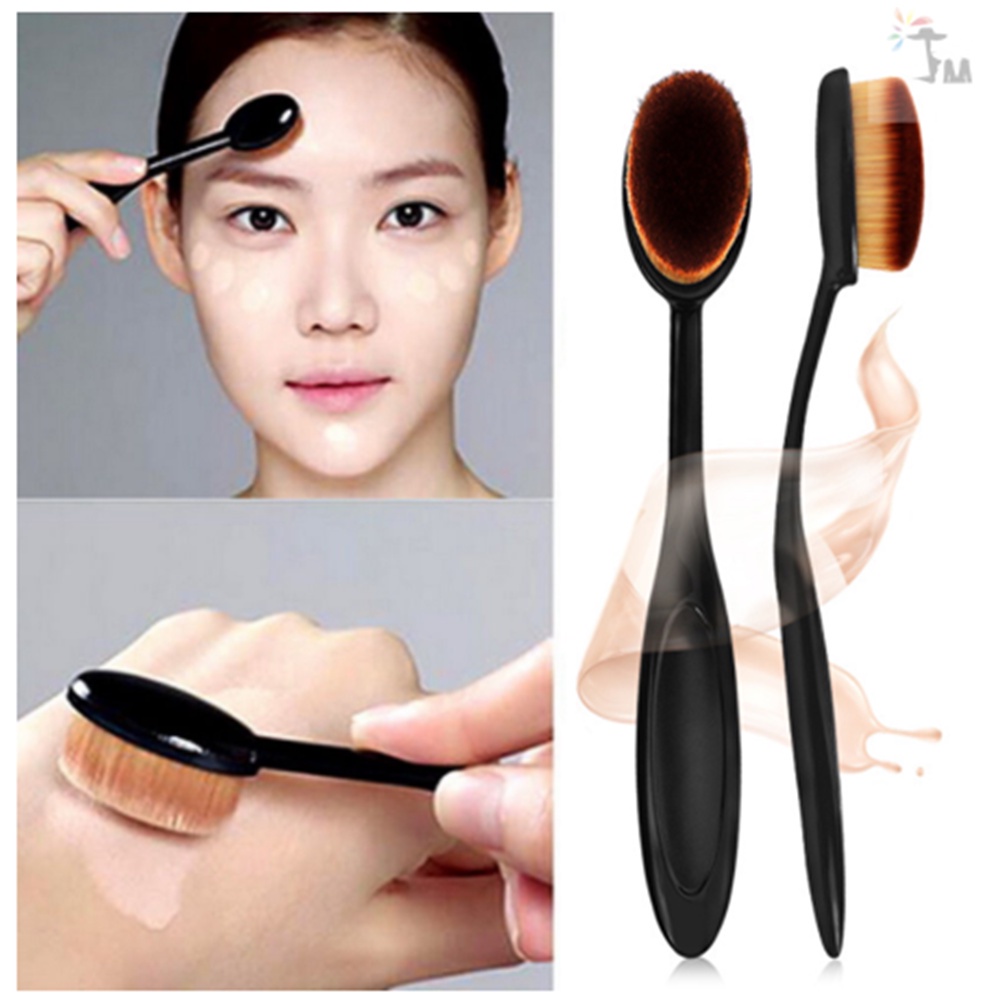 Cọ tán phấn nền hình Oval chất lượng cao