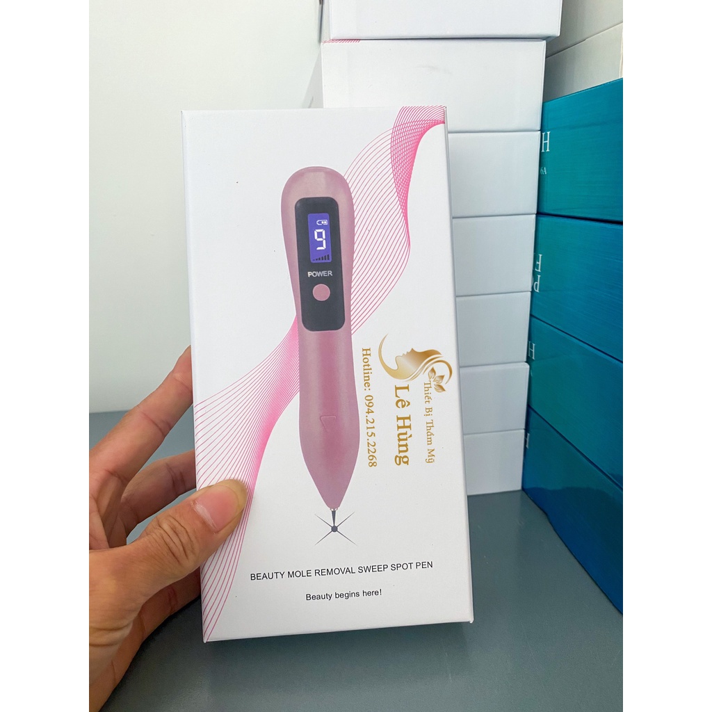 Máy Đốt Nốt Ruồi Mụn Thịt Tàn Nhang 9 Cấp Độ Mini Cầm Tay Plasma Cao Cấp