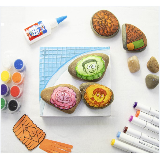 Đồ Chơi Sáng Tạo cho bé Wow Art Kit 4 - Chủ đề Viên sỏi tinh nghịch - rèn luyện tư duy sáng tạo, làm quà tặng cho con