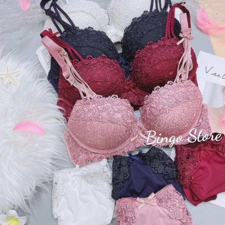 Bộ đồ lót ren gợi cảm 🔴 FreeshipXtra 🔴 nâng ngực siêu đẹp 🔴 BS202